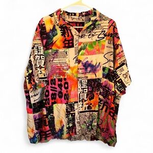 ASOS X Streetwear asos a piece of history button up size M